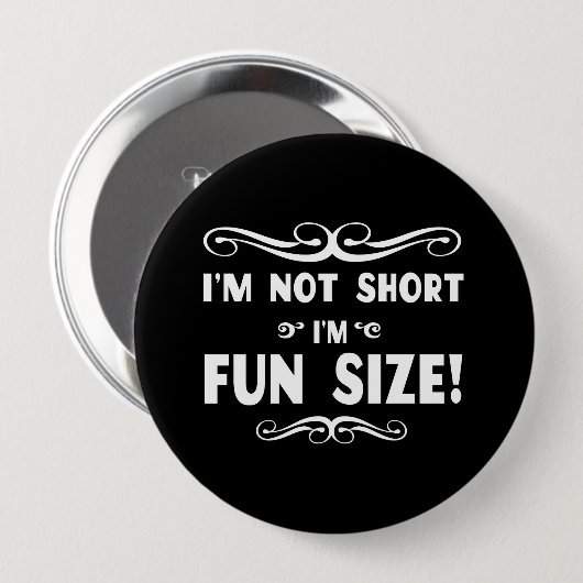 Fun Sized Ronde Button 4,0 Cm (Voorkant /achterkant)