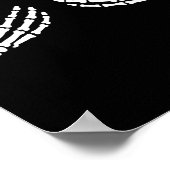 Fun Skeleton Hands Halloween Girls Skeleton BH Poster (Hoek)