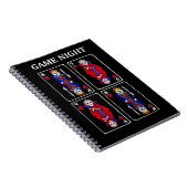 Fun Skeleton Kings en Queens Poker Plays Notitieboek (Rechterzijde)