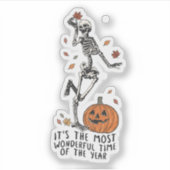 Fun Skeleton Sticker (Voorkant)