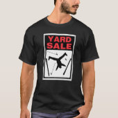 Fun Skiing Day Yard Sale Skier and Gear Overal T-shirt (Voorkant)
