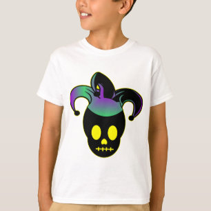 Fun Skull Jester Tattoo T-shirt
