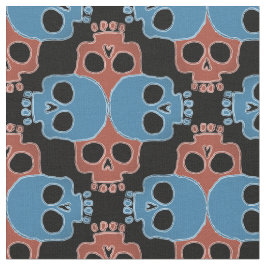 Fun Skull Jigzaag Stof