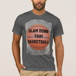 Fun Slam Dunk die basketbal T-shirt