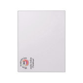 Fun SMILES VOOR CHRISTMAS-lerarenwaardering Notitieblok (Linkerzijde)