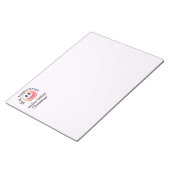 Fun SMILES VOOR CHRISTMAS-lerarenwaardering Notitieblok (Schuin)