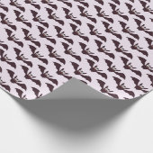 Fun Smiling and Flying Bats Cadeaupapier (Hoek)