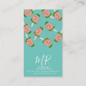 Fun Smoothie Milk Shake Fruit and Ice Cream Shop Visitekaartje (Achterkant)