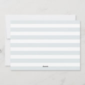 Fun Snapshots Editable Color Birth Notice Feestdagenkaart (Achterkant)