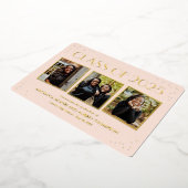 Fun Snapshots Folie Afstuderen Foto-uitnodiging Fo Folie Uitnodiging (Gedraaid)