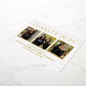 Fun Snapshots Folie Afstuderen Foto-uitnodiging Uitnodiging (Gedraaid)