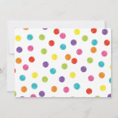 Fun Snoep Birthday Uitnodiging (Achterkant)