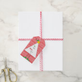 Fun Snoep Camouflage Elf Cadeaulabel (Met Touw)