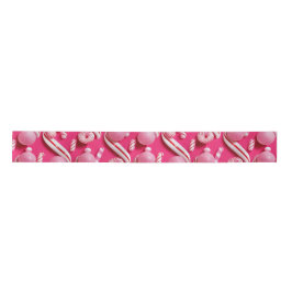 Fun Snoep Lane Collectie, roze paraplu's Satijnen Lint