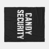 Fun snoep security lazy halloween costuum fleece deken (Voorkant (Horizontaal))