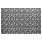 Fun Snowflake Print Fabric, grijs Stof (Fat Quarter)