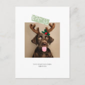 Fun Snowflake Tape-kerstfoto (briefkaart terug) Briefkaart (Voorkant)