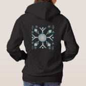 Fun Snowflakes Design Hoodie (Achterkant)