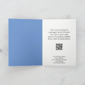 Fun Snowman Company Kerst Kaart met QR-code (Binnen)