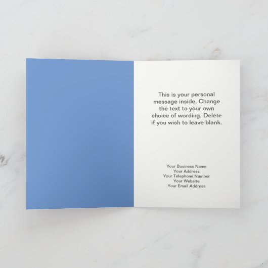 Fun Snowman Company Kerstmis Kaart. Feestdagen Kaart (Binnen)