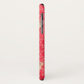 Fun Snowman en Reindeer Kerstmis iPhone Case (Achterkant/links)