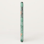 Fun Snowman en Reindeer Kerstmis iPhone Case (Achterkant/links)