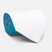 Fun Snowman en Snowflakes Stropdas voor nieuwkerst (Opgerold)