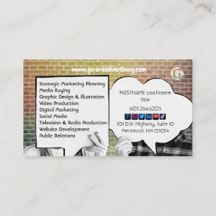 Fun Social Media Marketing Visitekaartje
