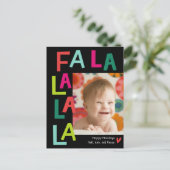 Fun Song EDITABLE COLOR Holiday Briefkaart (Staand voorkant)