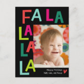 Fun Song EDITABLE COLOR Holiday Briefkaart (Voorkant)
