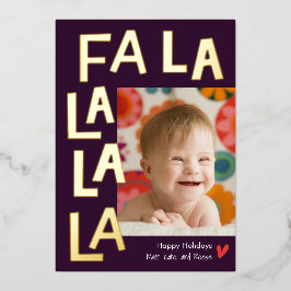 Fun Song Folie Holiday Kaart met kerstkaart