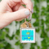 Fun South Beach, Florida, Cool Sleutelhanger (Hand)
