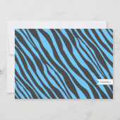 Fun Spa Girl Birthday Spa Party Uitnodiging | Zebr (Achterkant)