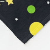 Fun Space Patroon Fleece Deken (Hoek)