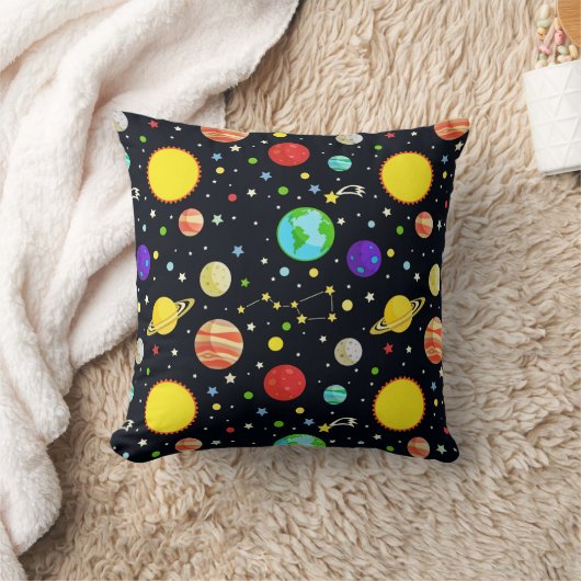 Fun Space Patroon Kussen (Deken)