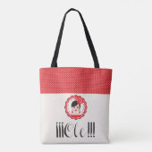 Fun Spanish Flamenca Doll in Red Olé! Tote Bag (Achterkant)