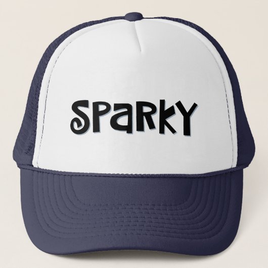 Fun "SPARKY" Trucker Hat Trucker Pet (Voorkant)
