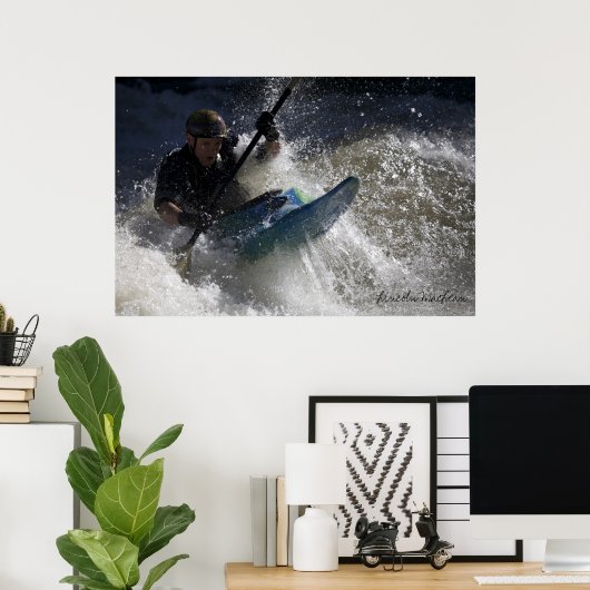 Fun-spatbord (afdrukken) poster (Thuiskantoor)