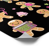 Fun Speech Therapy Gingerbread Cookies SLP Kerstmi Poster (Hoek)