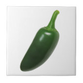 Fun & Spicy Jalapeno Pepper Tegeltje (Voorkant)