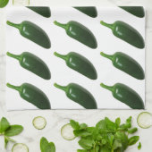 Fun & Spicy Jalapeno Pepper Theedoek (Gevouwen)