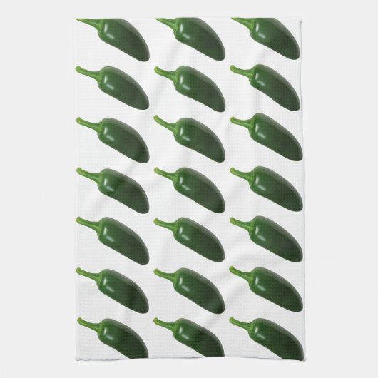 Fun & Spicy Jalapeno Pepper Theedoek (Verticaal)