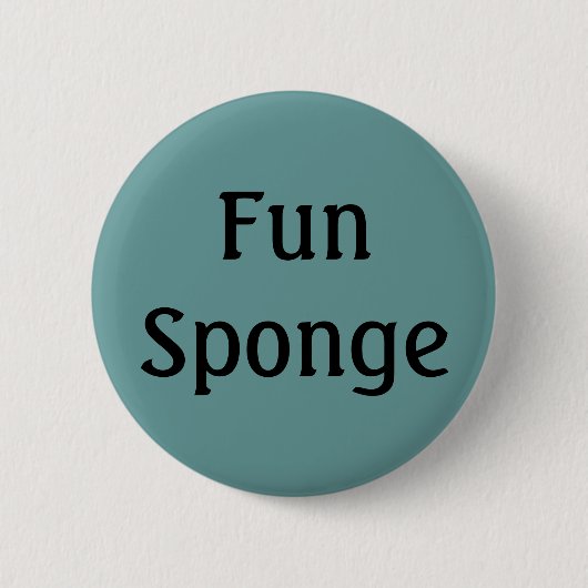 Fun Sponge Ronde Button 5,7 Cm (Voorkant)