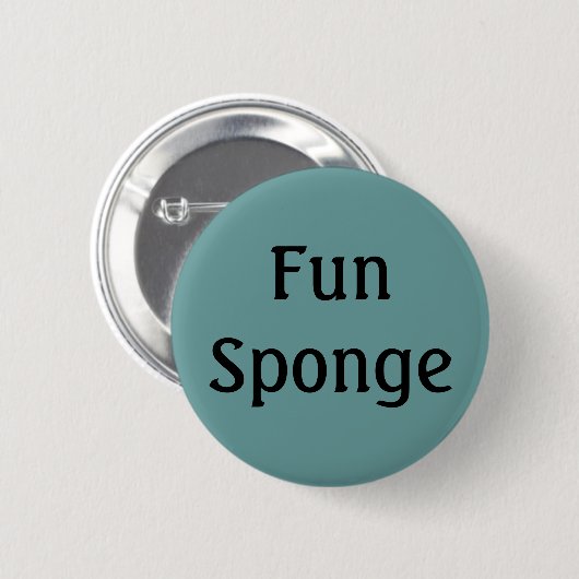 Fun Sponge Ronde Button 5,7 Cm (Voorkant /achterkant)