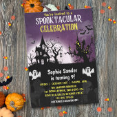 Fun Spooktacular Birthday KIds Halloween Kaart