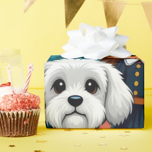 Fun Spooky Gift Wrap with Pumpkins, Ghosts & Bats Cadeaupapier (Verjaardagsfeest)