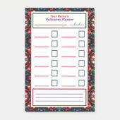 Fun Spooky Halloween Party Task Planner om lijst t Post-it® Notes (Voorkant)
