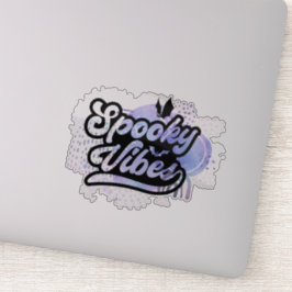 Fun, spooky Halloween quote Sticker