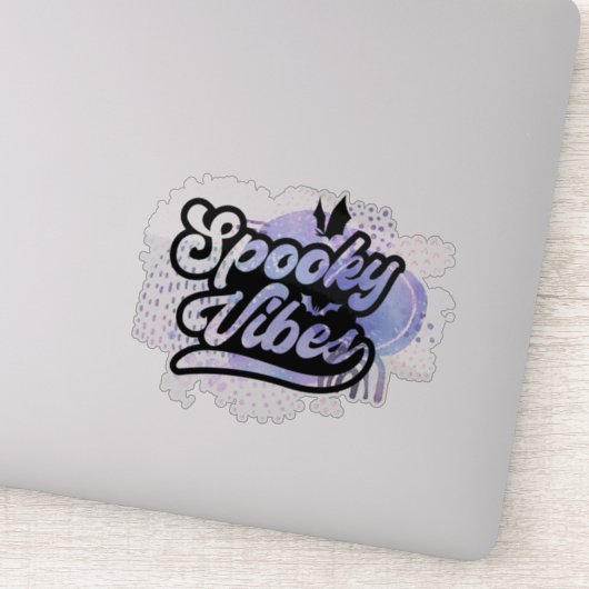 Fun, spooky Halloween quote Sticker (Detail)