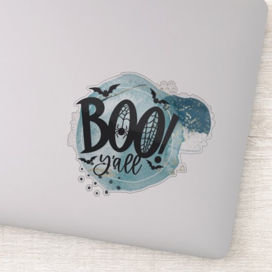 Fun, spooky Halloween quote Sticker (Detail)